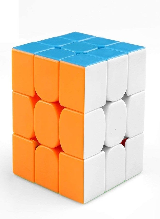 PULSBERY لعبة أحجية المكعب السحري من بولسبري - لعبة أحجية المكعب السحري 3x3 عالية السرعة بدون ملصقات (قطعة واحدة) - Image 1